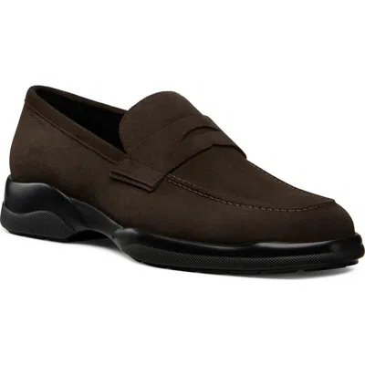 Stuart Weitzman Chad Penny Loafer In Brown