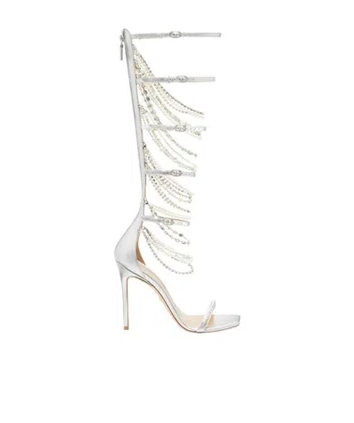 Stuart Weitzman Chain Detail High-heeled Sandals