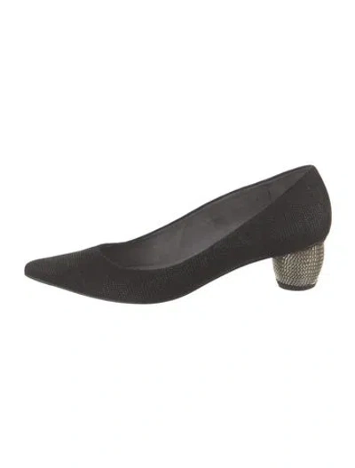 Pre-owned Stuart Weitzman Chain-link Accents Pumps In Multi