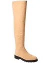 Stuart Weitzman Chicago Lug Suede Over-the-knee Boot In Brown