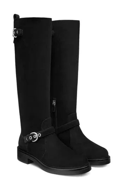 Stuart Weitzman Chrystie Buckle Boot In Animal Print