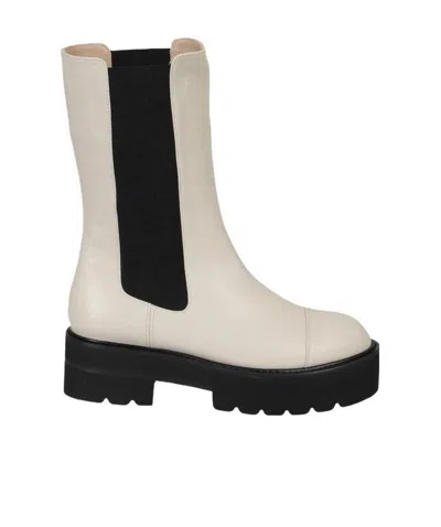 STUART WEITZMAN CHUNKY LEATHER BOOTS