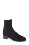 Stuart Weitzman Women's City Block Heel Suede Ankle Boots In Black