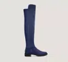 Stuart Weitzman City Boot The Sw Outlet In Navy Blue