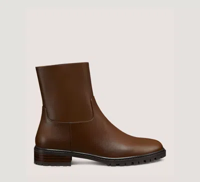Stuart Weitzman City Zip Bootie The Sw Outlet In Espresso