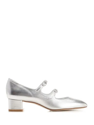 STUART WEITZMAN CLARIS SHOE 35 IN SILVER