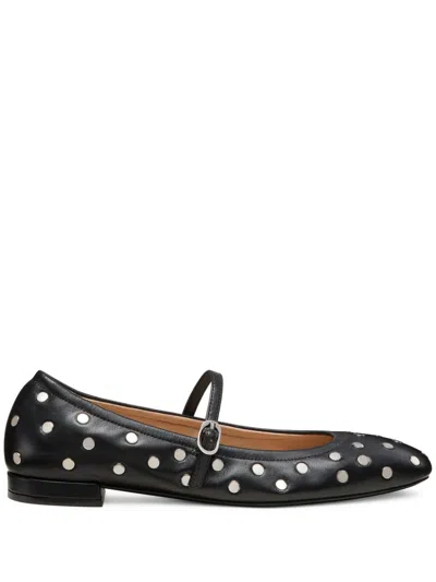 STUART WEITZMAN CLARIS STUD BALLET FLATS