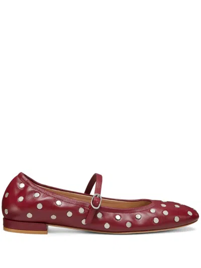 STUART WEITZMAN CLARIS STUD BALLET FLATS