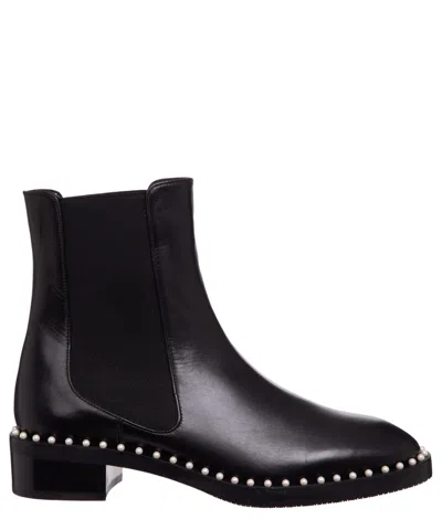 Stuart Weitzman Cline Ankle Boots In Black