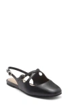 Stuart Weitzman Clover Slingback Mule In Black