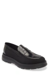 STUART WEITZMAN CLUB LA LUGGED PENNY LOAFER