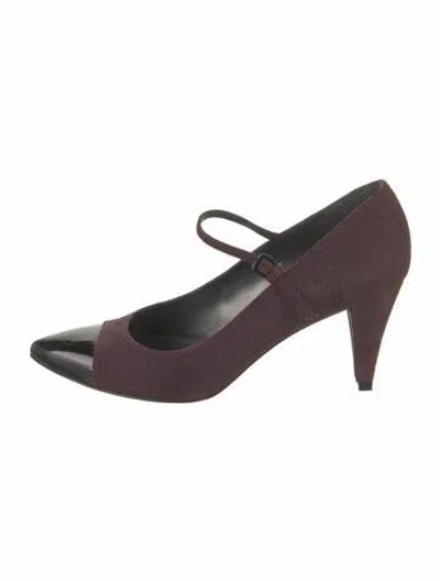 Pre-owned Stuart Weitzman Colorblock Pattern Pumps In Multi