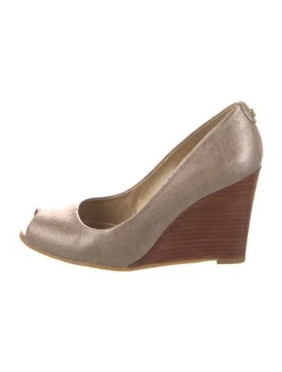 Pre-owned Stuart Weitzman Colorblock Pattern Pumps In Neutral