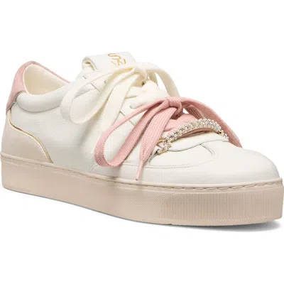 Stuart Weitzman Colton Sneaker In White