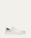 Stuart Weitzman Courtside Retro Sneaker In Light Beige/white/black