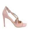 Stuart Weitzman Crystal-embellished 110mm Sandals In Nude