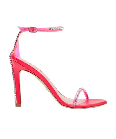 STUART WEITZMAN CRYSTAL-EMBELLISHED 120MM HEEL SANDALS
