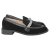 Stuart Weitzman Woman Loafers Black Size 7 Calfskin In Black