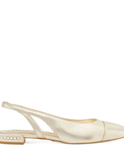 Stuart Weitzman Crystal-embellished Cutout Slingback In Multi