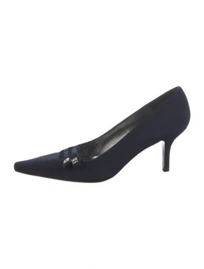 Pre-owned Stuart Weitzman Crystal Embellishments Pumps In Blue