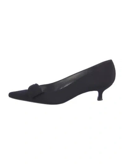 Pre-owned Stuart Weitzman Crystal Embellishments Pumps In Blue