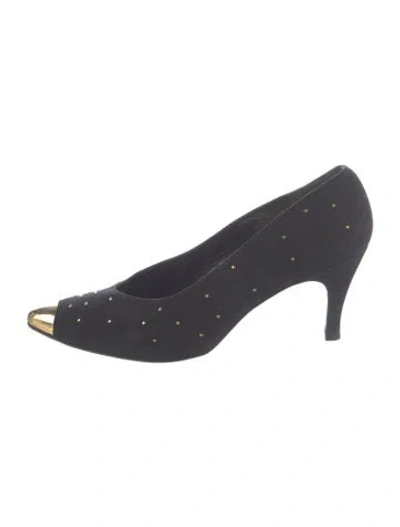 Pre-owned Stuart Weitzman Crystal Embellishments Pumps In Blue