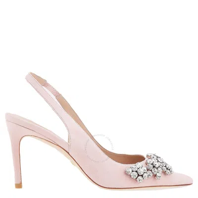 STUART WEITZMAN STUART WEITZMAN CRYSTAL FLEUR 85 PUMPS