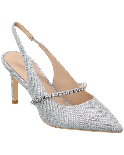 Stuart Weitzman Crystalne 75 Slingback In Silver
