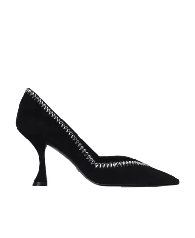 Stuart Weitzman Cusp High-heeled Shoes In Black