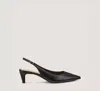 Stuart Weitzman Dancer 50 Slingback In Black