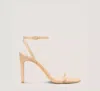 Stuart Weitzman Dancer 95 Sandal In Golden Beige