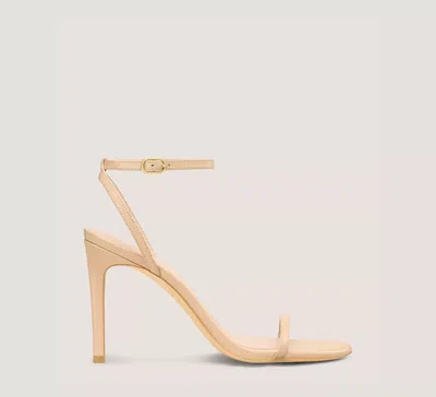 Stuart Weitzman Dancer 95 Sandal In Golden Beige