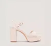 Stuart Weitzman Dancer Pearl Platform Sandal The Sw Outlet In Rosewater Pink