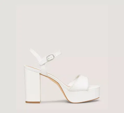 Stuart Weitzman Dancer Pearl Platform Sandal The Sw Outlet In White