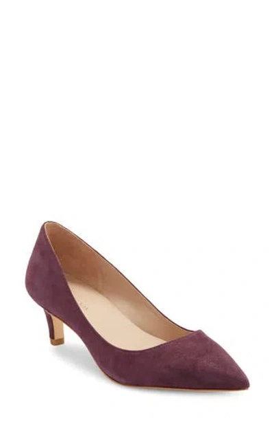 Stuart Weitzman Dancer Pointed Toe Pump In Purple