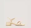 Stuart Weitzman Dani 35 Block Sandal In Natural
