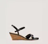 Stuart Weitzman Dani 50 Wedge In Black