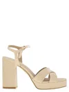 Stuart Weitzman Dayna - Leather Platform Sandal In Multi