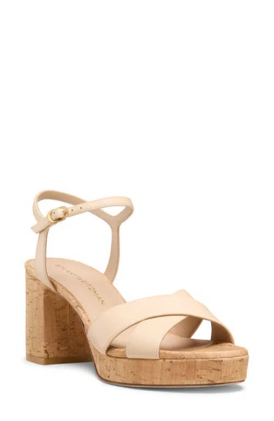 STUART WEITZMAN STUART WEITZMAN DAYNA ANKLE STRAP PLATFORM SANDAL