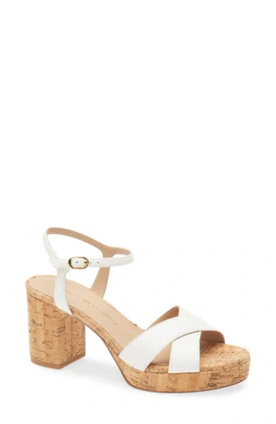 STUART WEITZMAN STUART WEITZMAN DAYNA ANKLE STRAP PLATFORM SANDAL