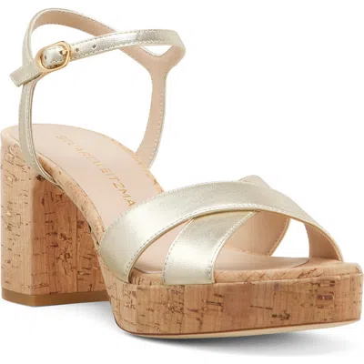 STUART WEITZMAN STUART WEITZMAN DAYNA ANKLE STRAP PLATFORM SANDAL