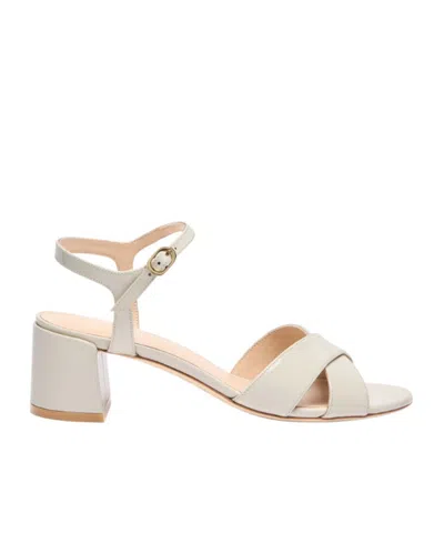 Stuart Weitzman Dayna Block 50 In White