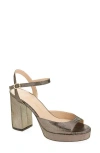 Stuart Weitzman Dayna Ii Platform Sandal In Silver