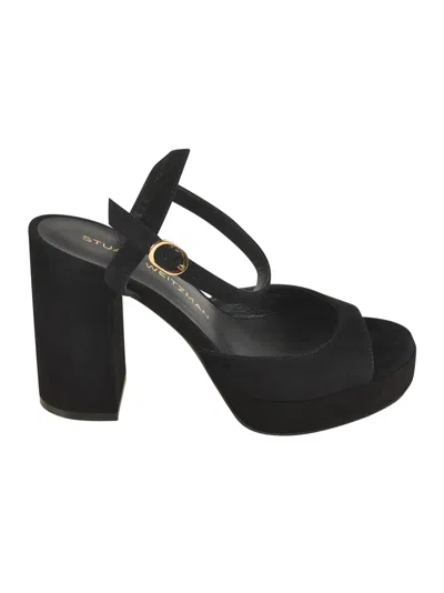 Stuart Weitzman Dayna Ii Platform Sandals In Black