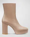 Stuart Weitzman Dayna Platform Bootie In Fawn