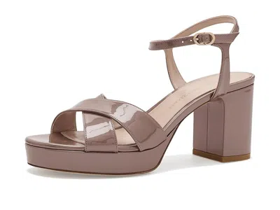 Stuart Weitzman Dayna Platform 80 Women's Wedge Shoes Almost Mauve: 5 M In Brown