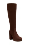 Stuart Weitzman Dayna Platform Boot In Brown