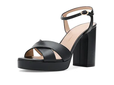 Stuart Weitzman Dayna Platform Sandal In Black