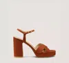 Stuart Weitzman Dayna Platform Sandal In Briddle Brown
