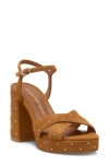 Stuart Weitzman Dayna Sostud Platform Sandal In Animal Print